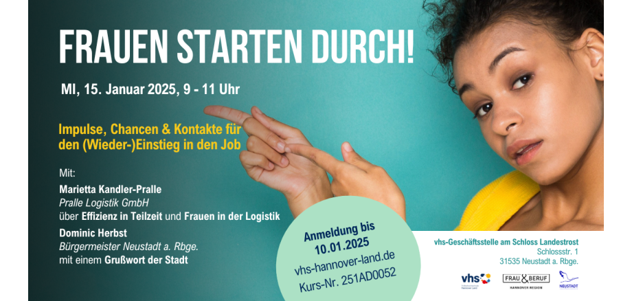 Plakate A3 hoch (29.7 x 42 cm) (LinkedIn-Werbeanzeige mit Einzelbild) - Plakat Frauen starten durch